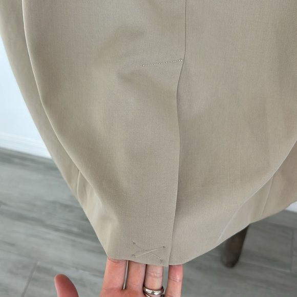 Banana Republic Wool In Italy Beige Oversized Blazer Vest/Sz:XS/NWOT - Picture 12 of 15